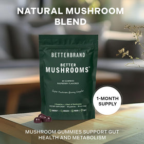 Gummies Betterbrand sur une table, présentation