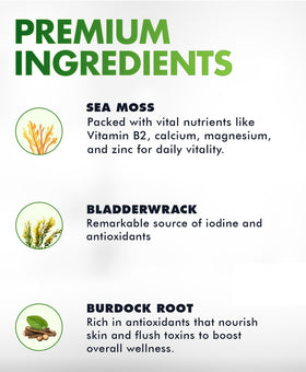 Gummies BIO VITALICA Mousse de Mer avec racine de bardane et bladderwrack