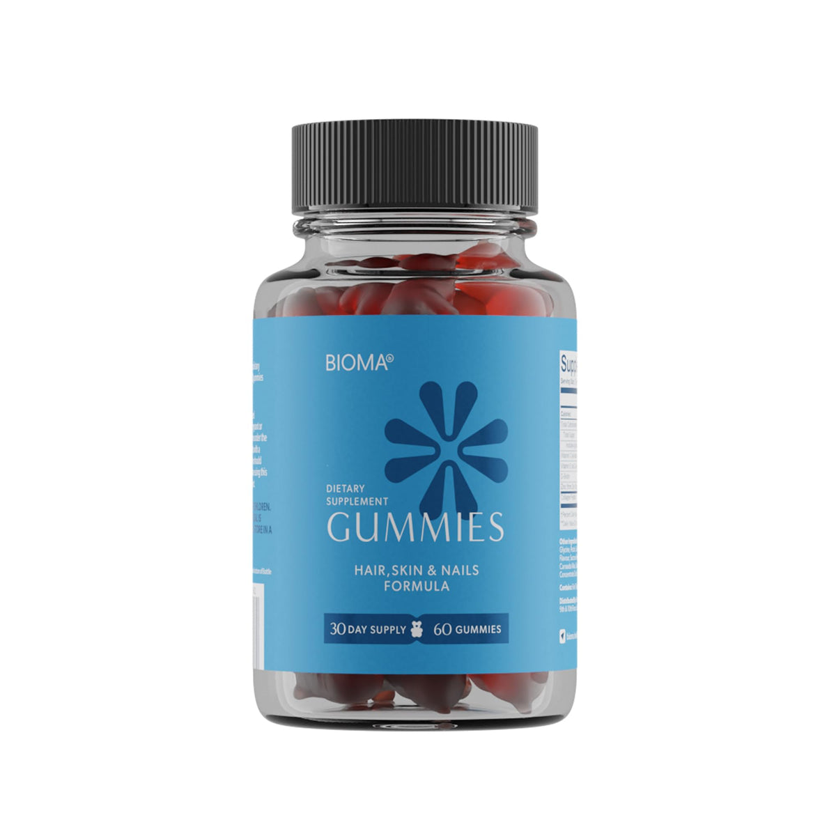 Gummies BIOMA Beauté Cheveux, Peau et Ongles en emballage