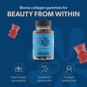 Gummies BIOMA Beauté Cheveux, Peau et Ongles, vue de face