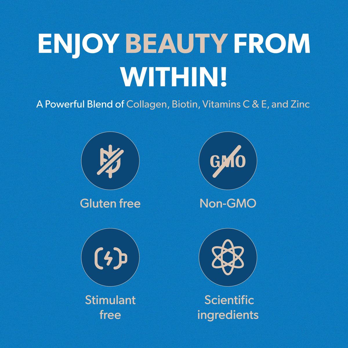 Gummies BIOMA, près de produits de beauté