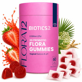 Gummies Biotics2 Probiotiques Vaginales 60 unités vue de face
