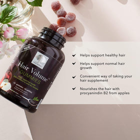 Gummies Biotin Cheveux NEW NORDIC dans un bol