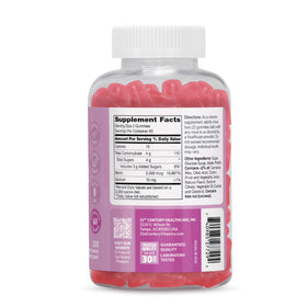 Gummies Biotine 5000 mcg 21st Century bouteille avec 120 unités