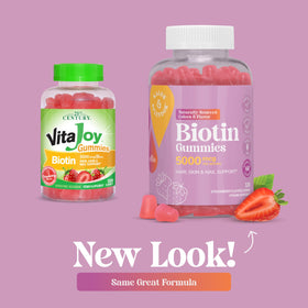 Gummies Biotine 5000 mcg 21st Century détail des gummies