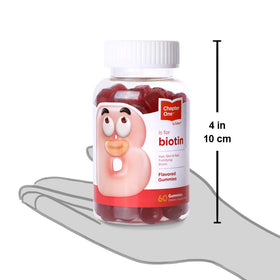 Gummies biotine Zahler dans une main