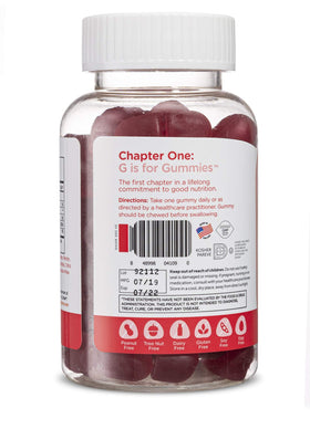 Gummies biotine Zahler sur fond blanc