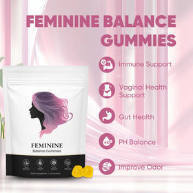 Gummies BIWQTY Équilibre Féminin ananas, vue de côté