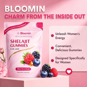 Gummies Bloomin Shilajit de Botanic Vault, vue de près