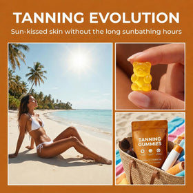Gummies Bronzage Peau Bruiseweed avec fruits