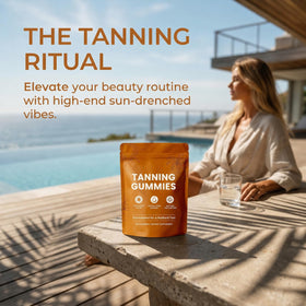 Gummies Bronzage Peau Bruiseweed dans un environnement naturel