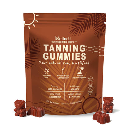 Gummies bronzantes Rccilucki goût pastèque en vue de face