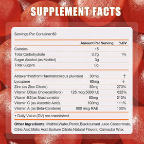 Gummies bronzants CORTISOL DRINK sur une surface en bois