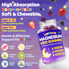 Gummies BSSTABBON, goût naturel de baies mélangées