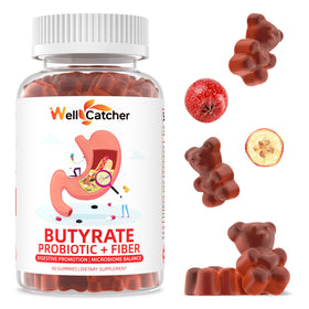 Gummies Butyrate Wellcatcher avec d'autres compléments alimentaires