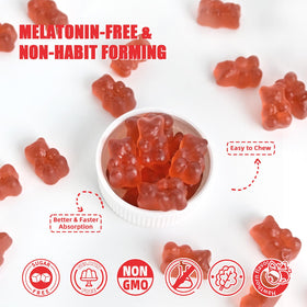 Gummies Butyrate Wellcatcher avec une main tenant un gummy