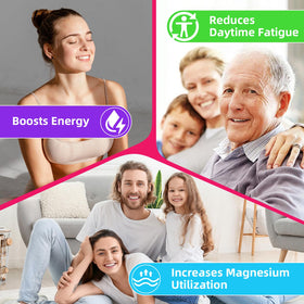 Gummies BVIVLOO avec 12 formes de magnésium