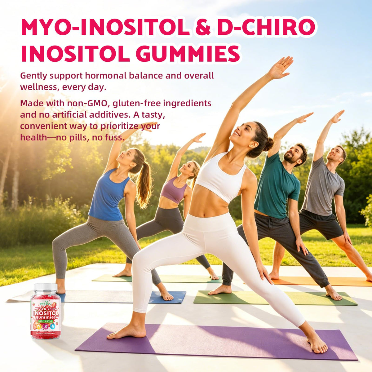 Gummies BVIVLOO sur une table, mise en scène