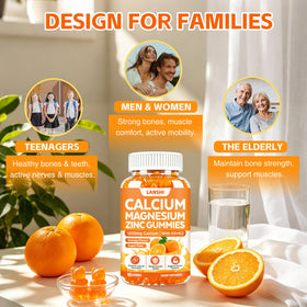 Gummies Calcium 1200 mg LANSHI, gummies dans une main