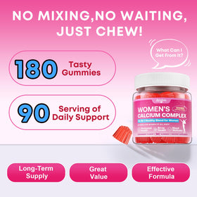 Gummies Calcium 1200mg Zetelixia, vue de côté de la boîte