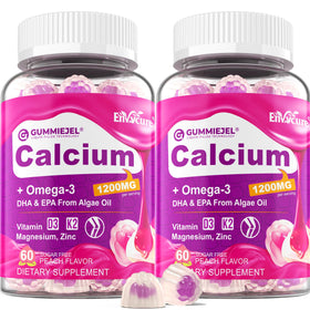 Gummies Calcium Citrate 1200 mg d'EnvyCure en vue de face