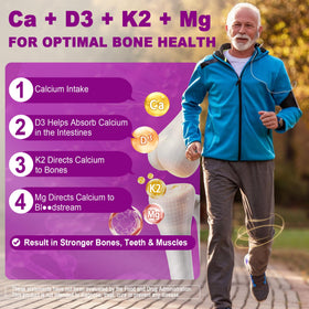Gummies Calcium Citrate 1200 mg d'EnvyCure sur une assiette