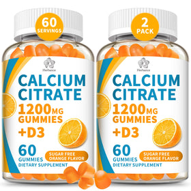 Gummies Calcium Citrate 1200 mg d'Herbance en boîte