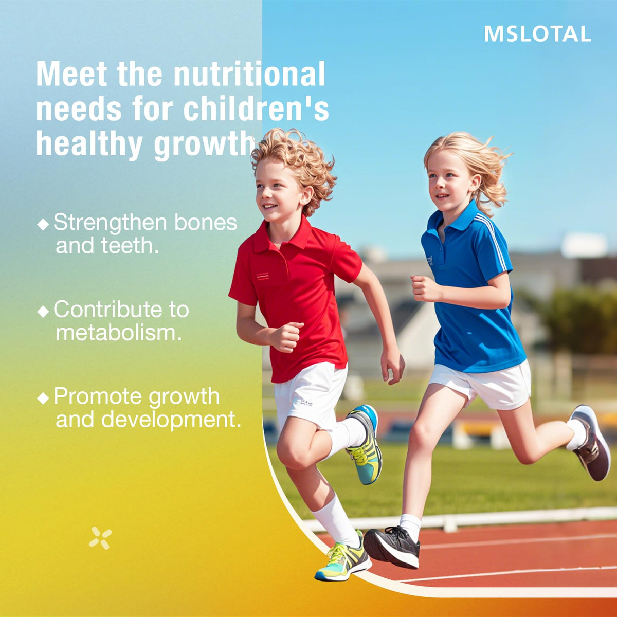 Gummies Calcium Citrate 1200mg MSLOTAL dans une main