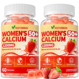 Gummies calcium citrate BSSTABBON 1200mg pour femmes 50+