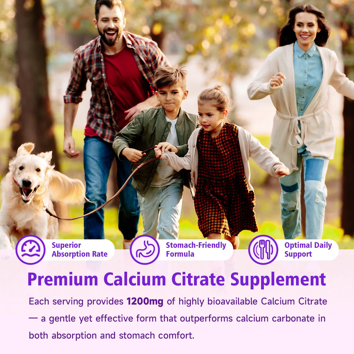 Gummies Calcium Citrate BVIVLOO à l'intérieur du paquet