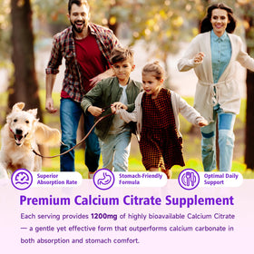 Gummies Calcium Citrate BVIVLOO à l'intérieur du paquet