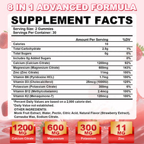 Gummies Calcium Citrate Flyrocer en présentation sur une table
