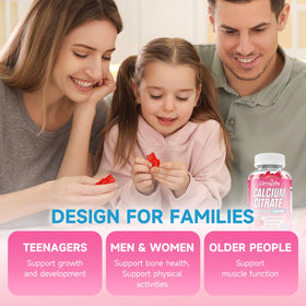 Gummies Calcium Citrate GrnLife montrant la texture