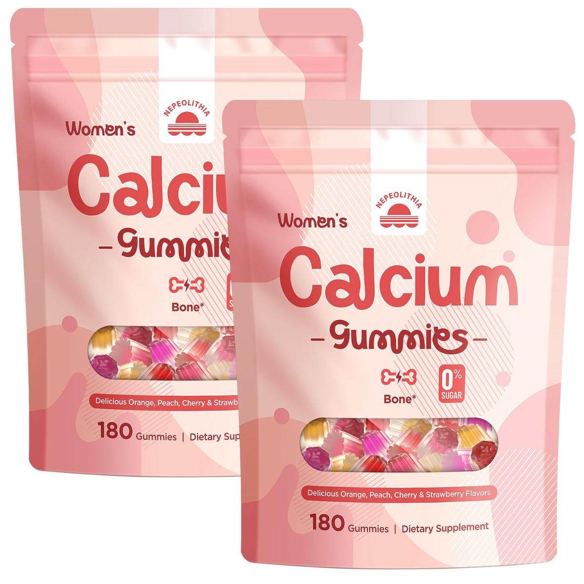 Gummies Calcium Femme Nepeolithia sachet avant