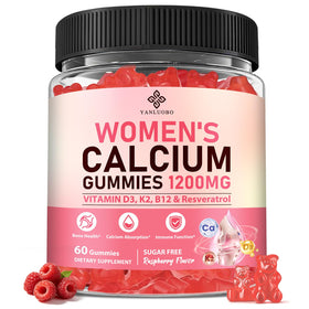 Gummies Calcium Femmes YANLUOBO 1200 mg vue de face