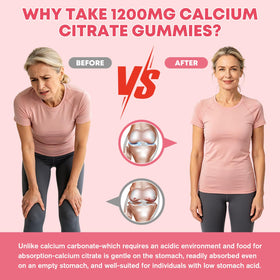 Gummies Calcium Femmes YANLUOBO avec vitamines ajoutées