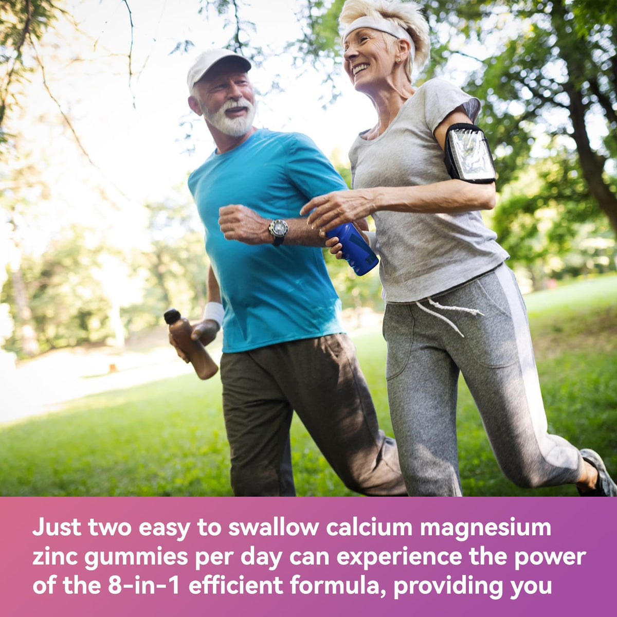 Gummies Calcium Magnésium Zinc SmildeHeal dans une main