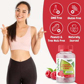 Gummies Calcium Magnésium Zinc Vitamine D Health Supplied avec d'autres compléments alimentaires