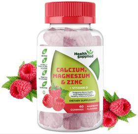 Gummies Calcium Magnésium Zinc Vitamine D Health Supplied vue de face