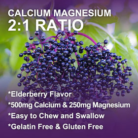 Gummies Calcium Magnésium Zinc WOGORGT dans un bol