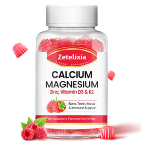 Gummies Calcium Magnésium Zinc Zetelixia 60 pièces packaging avant