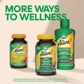 Gummies Calcium Nature's Way avec des ingrédients naturels