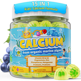 Gummies calcium NEVISS 60 unités avec packaging coloré