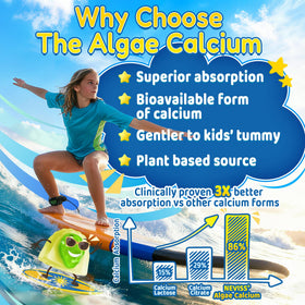 Gummies calcium NEVISS goût raisin en gros plan