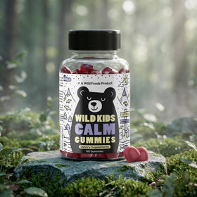 Gummies calmes Wild Foods, ingrédients sur l'étiquette
