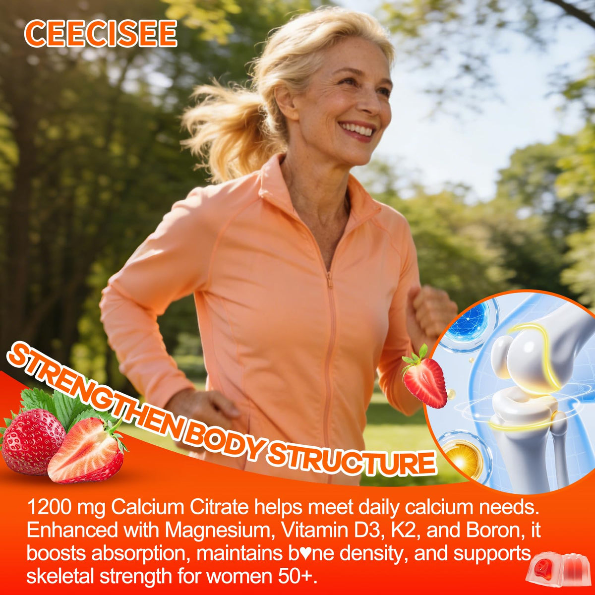 Gummies Ceecisee avec texture douce et facile à mâcher