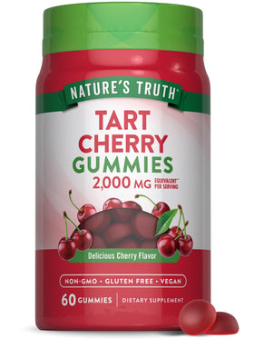 Gummies cerises acidulées Nature's Truth 60 pièces, vue avant