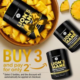 Gummies Champignon Lion's Mane KEY ELEMENTS goût ananas