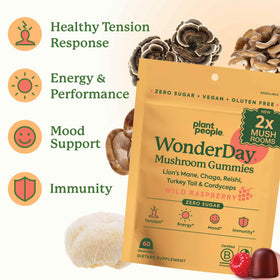 Gummies Champignon WonderDay sur une table
