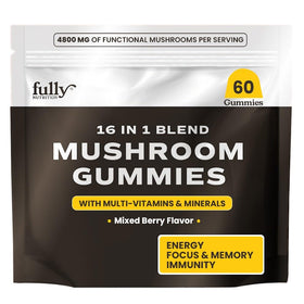 Gummies Champignons 16 en 1 FULLY NUTRITION vue de face
